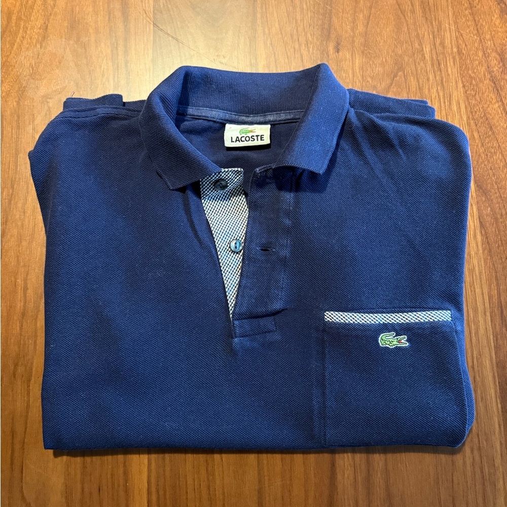 Lacoste Polo - Dark Blue (Size 2) S